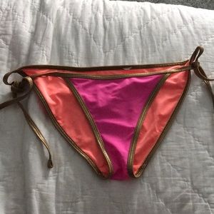 Pink bikini bottoms
